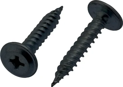 Immagine prodotto di Viti per lamiera Testa piatta con intaglio a croce Nero 4,2x19 Acciaio zincato 100 pezzi