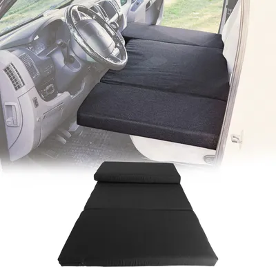 Produktbild von Camper Bett Fahrerhausbett Matratze für Fiat Ducato 1993-2006 Polyester Schwarz