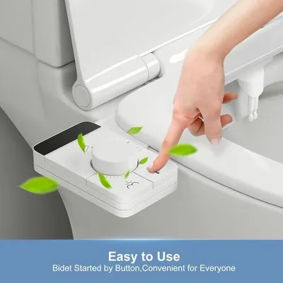 Obrázek produktu pro Sprchový WC bidetový nástavec Toaleta Intimní sprcha Dvojitá tryska Mycí souprava Bidet Butt Shower