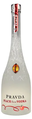 Image de Pravda PEACH Flavored Vodka 37,5% Vol. 0,7l
