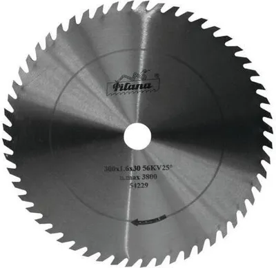 Obrázok produktu pre Kotúč pílový na drevo, 5310 - 56 zubov KV25°, Ø 300 x 1,6 x 30 mm, PILANA