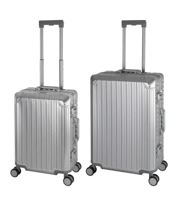 Image de Travelhouse Tokyo - Set de 2 valises S+M - coque dure en aluminium Argent