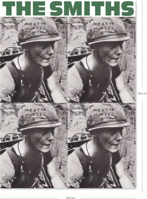 Produktbild von The Smiths Poster Meat Is Murder 59,4 x 84,1 cm