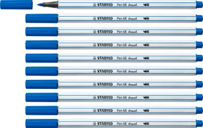 Produktbild von STABILO Premium-Filzstift mit Pinselspitze für variable Strichstärken - Pen 68 brush -…