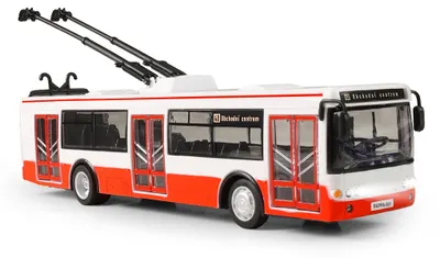 Zdjęcie produktu dla Trolejbus Czech Reporting zatrzymuje się 28 Cm