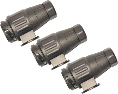 Produktbild von 3 Stück Anhängerstecker 13polig Stecker Anhänger 12V - Schraubanschlüssen PRO