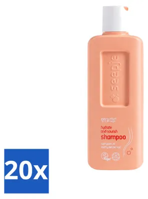 Produktbild von 20 x Seepje Hydrate & Nourish Shampoo - Feuchtigkeitsspendend für gesundes Haar - 300 ml - Vorteilspackung - 20 Stücke