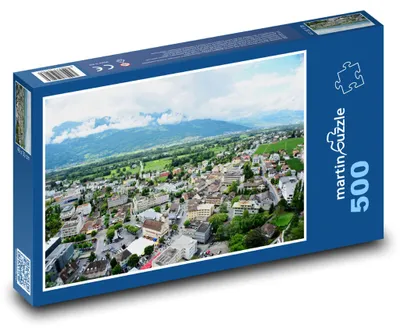 Zdjęcie produktu dla martinpuzzle - Puzzle 500 - Liechtenstein - miasto, Europa