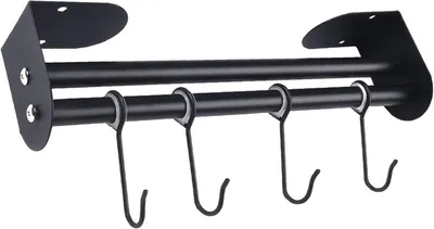 Produktbild von Hakenleiste Küche Kohlenstoffstahl 50cm Lang Hakenleiste Küche Kohlenstoffstahl(30CM)