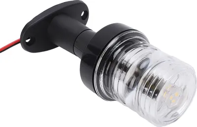 Image de Feux arrière LED de 5 pouces pour bateaux, entièrement étanches, avec éclairage de navigation blanc pour bateaux de plaisance