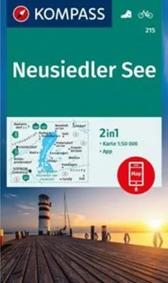 Obrázok produktu pre KOMPASS Turistická mapa 215 Neziderské jazero 1:50 000