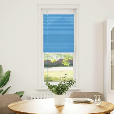 Immagine prodotto di vidaXL Tenda plissettata blu 40x100 cm larghezza tessuto 39,4 cm poliestere