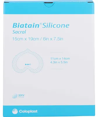 Produktbild von Biatain Silicone Schaumverb.Sakrum klein 15x19 cm 5 St