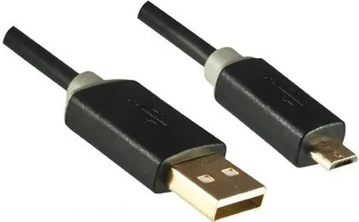 Produktbild von Micro USB Kabel A auf micro B Stecker, 2m