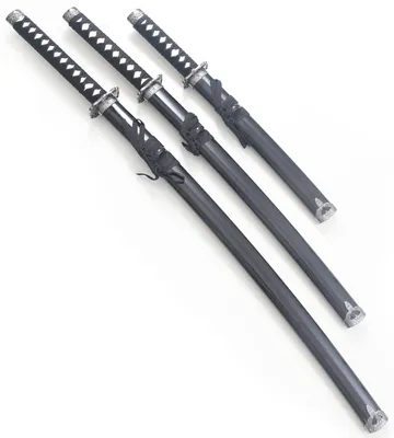 Produktbild von Set 3 Japanische Katanas Schwert Sabre Katana Dekoration Katana + Wakizashi + Tanto