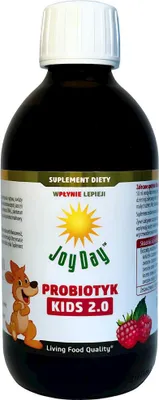 PROBIOTYK DLA DZIECI OD 3 ROKU O SMAKU MALINOWYM BEZGLUTENOWY BIO 300 ml - JOY DAY