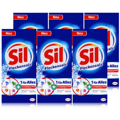 Produktbild von Sil 1 für Alles Hygienisch Rein Fleckensalz 500g-zur Zusatzbehandlung (6er Pack