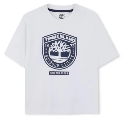 Produktbild von Timberland T-Shirt für Jungen, Weiß, 8 Jahre