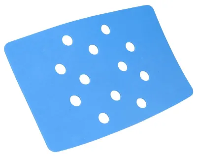 Image de Coussin pour chaise de douche, imperméable et antidérapant, doté de trous d'évacuation, en mousse résistante et moelleuse, tapis pour chaise de douche, à poser sur un banc ou une chaise de douche