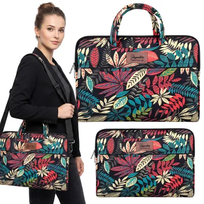Produktbild von ZAGATTO Damen-Laptoptasche 14,1 Zoll, Handtasche, leichte Reißverschlusshülle