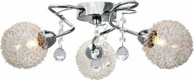 Immagine prodotto di Lampada da soffitto Vesna cromata 3xG9x33W in metallo, dimensioni: 15x44x44 cm, IP20, Reality