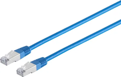 Obrázok produktu pre Patch kábel cat 6 S/FTP PIMF bezhalogénový modrý 7,5 m
