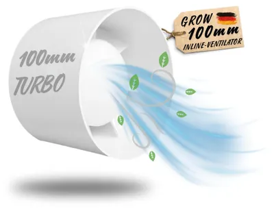 Zdjęcie produktu dla wentylator wyciągowy 100 mm | nawiew powietrza | osiowy kanałowy wentylator wyciągowy