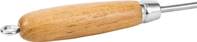 Produktbild von Schneider Wendeklaue aus Edelstahl für Linkshänder mit Holzgrill Wendehaken