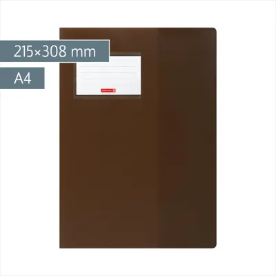 Produktbild von BRUNNEN Hefthülle FACT!pp, A4, 215×308 mm, braun