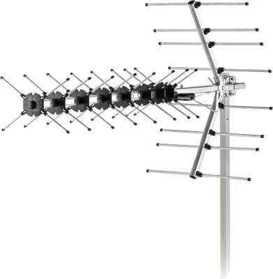 Obrázek produktu pro SENCOR SDA-611 Odolná venkovní DVB-T2/T anténa, zabudovaný 5G filtr, zisk 12 dB, dosah: 95 km