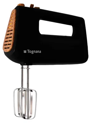 Productafbeelding van Tognana Iridea Elektrische handmixer, 400 W, kunststof/roestvrij staal, zwart/bruin