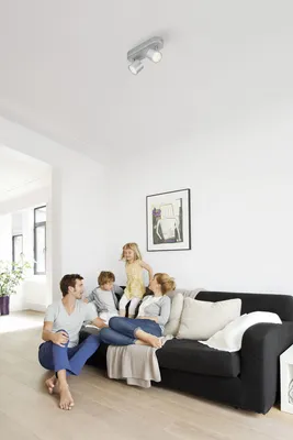 Zdjęcie produktu dla Philips Dimmable LED Sufitowy/ścienny reflektor punktowy Star 2 x, Niewymienialne źródło światła, 2 szt., LED, 2700 K, 1000 lm, Aluminium