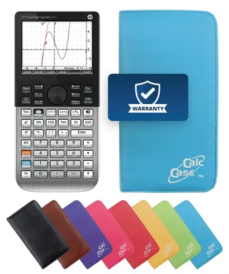 Produktbild von HP-Prime CAS Grafikrechner mit Schutztasche hellblau