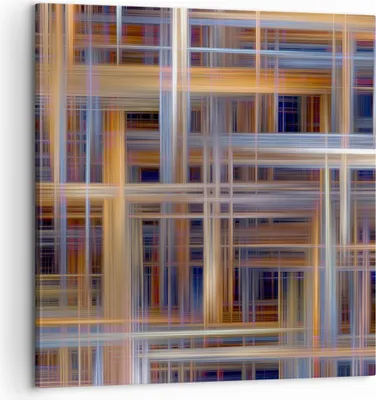 Produktbild von Bild auf Leinwand - Leinwandbild - Abstraktion modern - 60x60cm - Wand Bild - Wanddeko - Wandbilder - Leinwanddruck - Bilder - Kunstdruck - Wanddekoration - Leinwand bilder - Wandkunst - AC60x60-3430