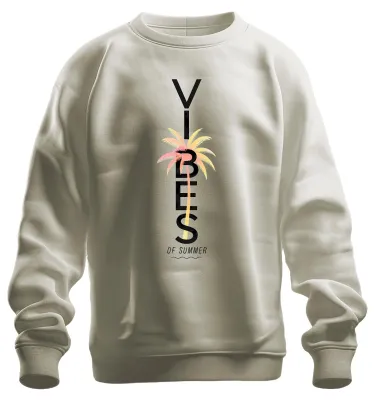 Productafbeelding van Zomer, Palme, Strand, Vakantie, Tropisch, Retro, Oceaan, Sweater, Trui, Natuur, 3XL