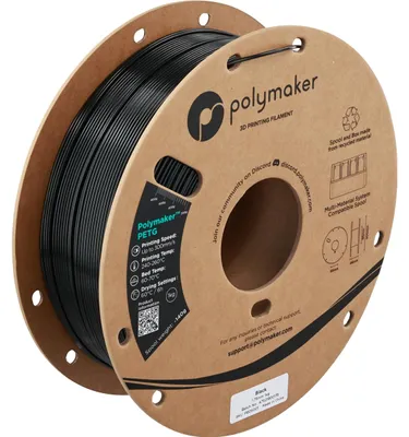 Image de Polymaker PETG Noir 1,75 mm 1 kg