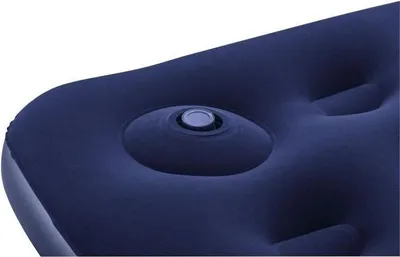 Obrázok produktu pre Kempingová nafukovacia matrac Bestway, jednolôžková, 185 x 76 x 22 cm, integrovaná nožná pumpa, nosnosť 150 kg, flokovaný povrch, integrovaný vankúš