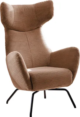 Produktbild von KAWOLA Sessel LOTTE Ohrensessel Cord rost