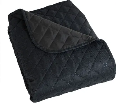 Produktbild von Dekorative Tagesdecke HERRINGBONE schwarz 170x210 cm - Eleganz in Ihrem Schlafzimmer