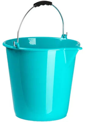 Produktbild von Plasticforte Eimer mit Ausgieser - 12 l - blau - Reinigungseimer