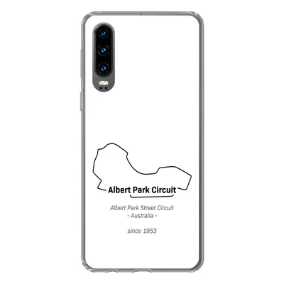 Produktbild von MuchoWow® Handyhülle Schutzhülle Hülle für Huawei P30 Formel 1 - Australien - Rennstrecke Silikon Softcase Handy Hülle - Kartenbesitzer