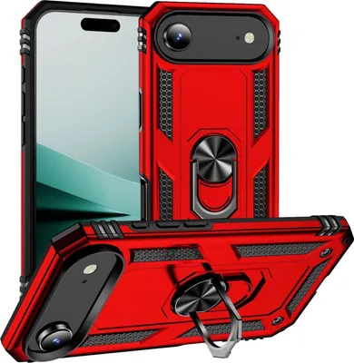 Image de Armor Shield Housse pour Apple iPhone Air Housse Ultra Hybrid Case Housse de protection, rouge