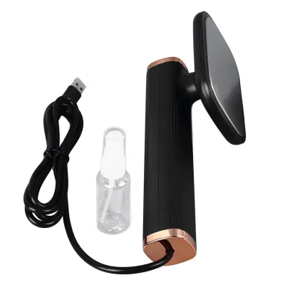 Obrázek produktu pro Napařovací žehlička, otočná, objem 20 ml, přenosná mini napařovací žehlička s USB zástrčkou pro ubytovny na cestách