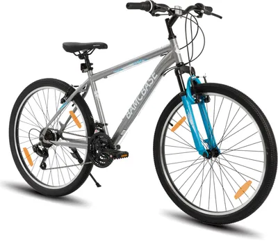 Produktbild von HILAND Mountainbike 26 Zoll MTB Herren Damen, mit 21 Gang Shimano, V-Bremse, Hardtail Fahrrad, Grau