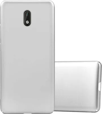 Produktbild von Cadorabo Hülle für Nokia 3 2017 Schutzhülle in Silber Hard Case Handy Hülle Etui