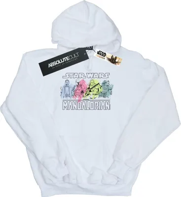 Produktbild von Star Wars - "The Mandalorian" Kapuzenpullover für Herren BI18769 (L) (Weiß)