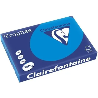 Obrázek produktu pro Clairalfa Multifunktionspapier, DIN A3, 160 g/qm,karibikblau