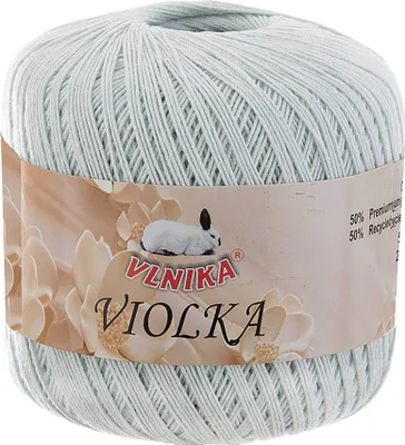 Produktbild von Häkelgarn Violka 50g Baumwolle tlw. recycled Klassikgarn Filetgarn unifarben