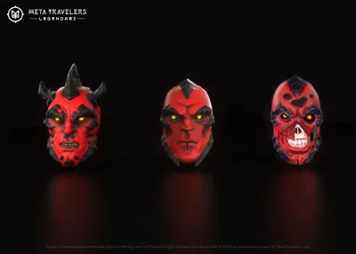 Immagine prodotto di Set di accessori Legendari "Nibiru Villains Head Pack"