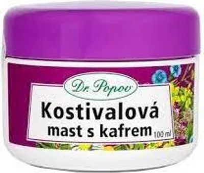 Produktbild von Dr.Popov Beinwell Salbe mit Kampfer 50ml - Balsam für müde Beine und beanspruchte Muskeln